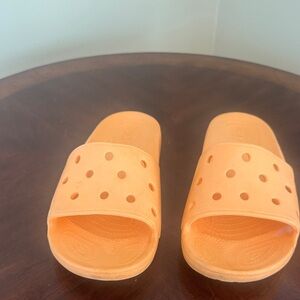 CROCS Orange Slide Sandals
